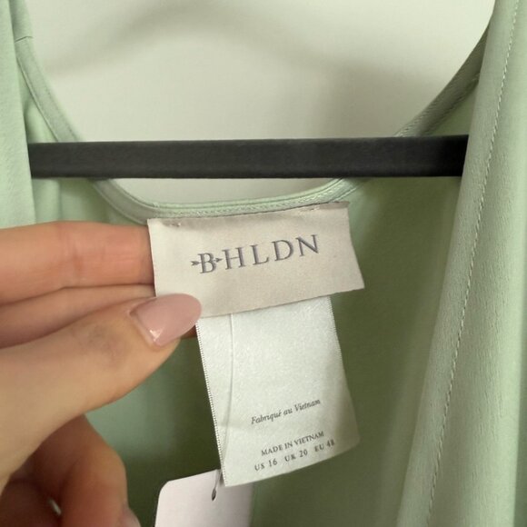 Anthropologie BHLDN Leila Satin Charmeuse Maxi Dress - Picture 7 of 13